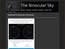 Tablet Screenshot of binocularsky.com
